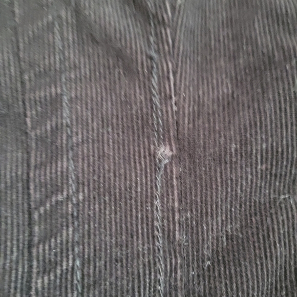 H&M Black Corduroy 2 Button Career Work Office Blazer Women's Size 8 - Picture 11 of 13